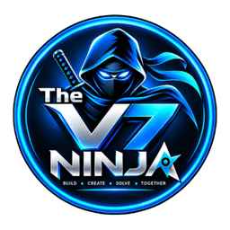 The V7 Ninja Resume Maker Logo